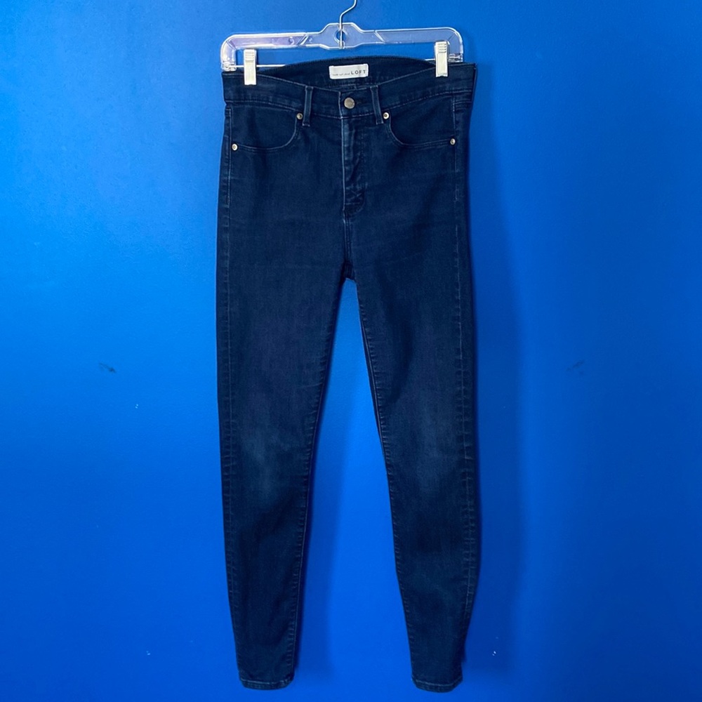 LOFT Dark Blue Jeggings Sz 28/6